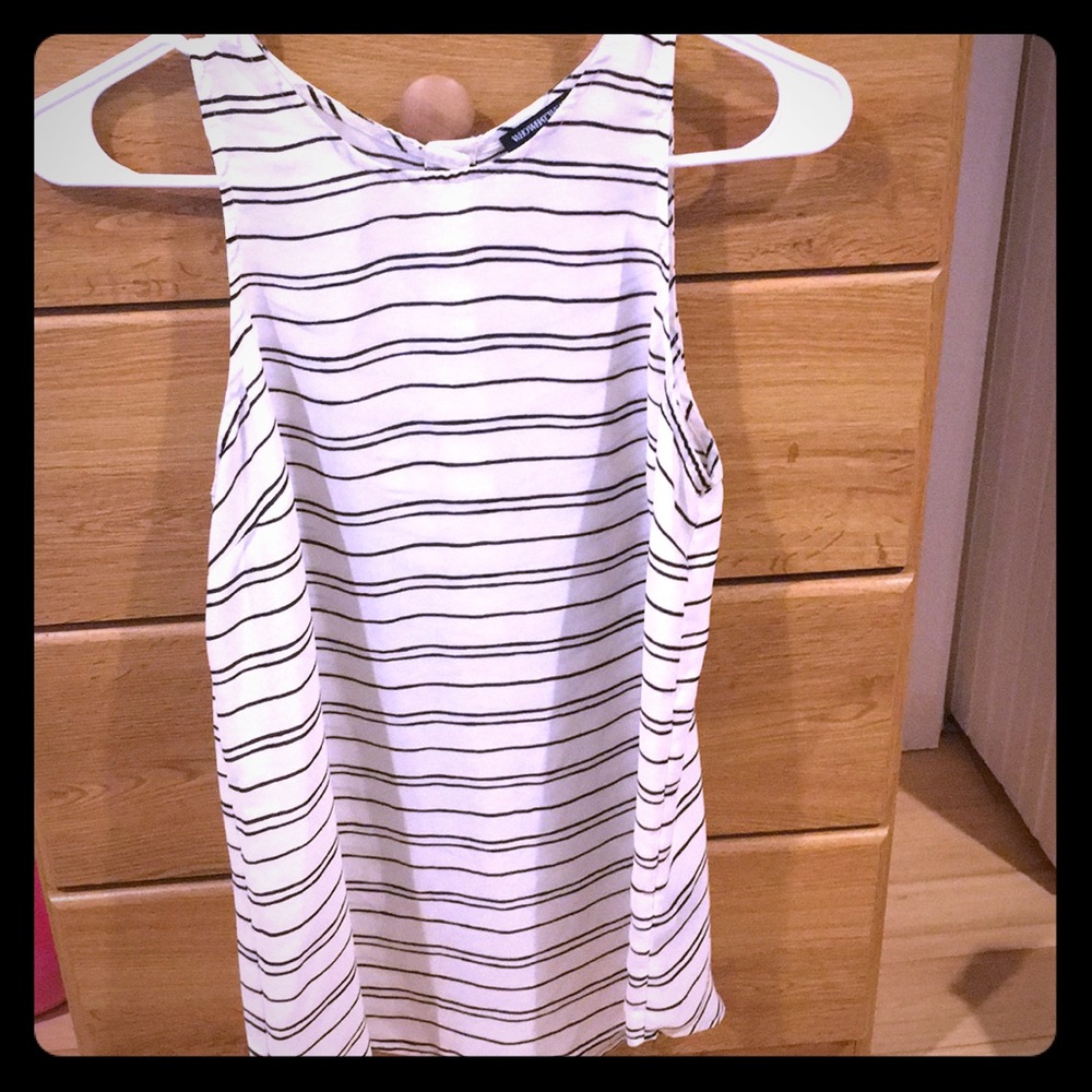 Size S* Black striped Tank